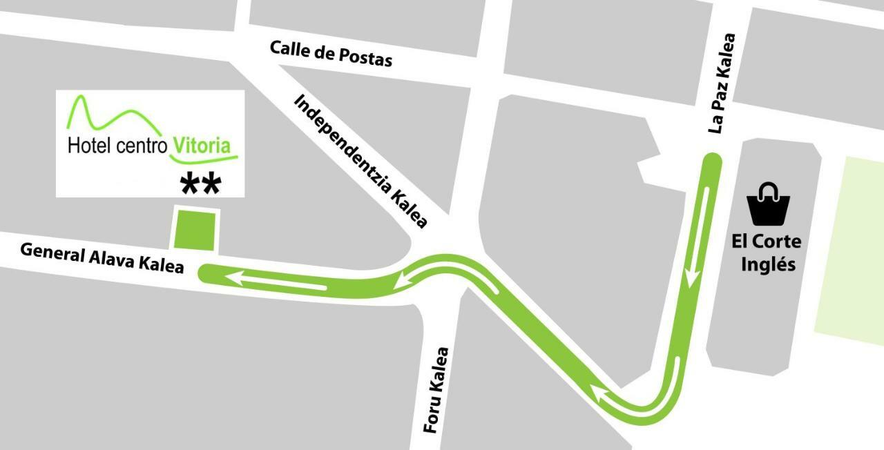 Hotel Centro Vitoria Autocheckin Eksteriør billede